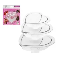 Форма для шоколаду Stenson акрил Heart 10х12см R92199