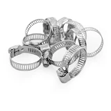 Хомут стальной оцинкованный Intertool TC-0014 8мм d14-27мм