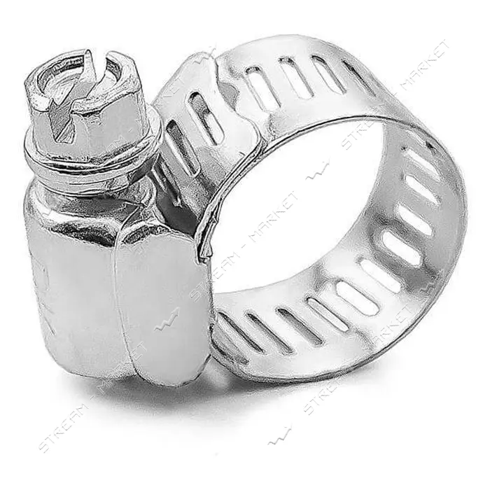 Хомут стальной оцинкованный Intertool TC-0113 12.7мм d13-23мм