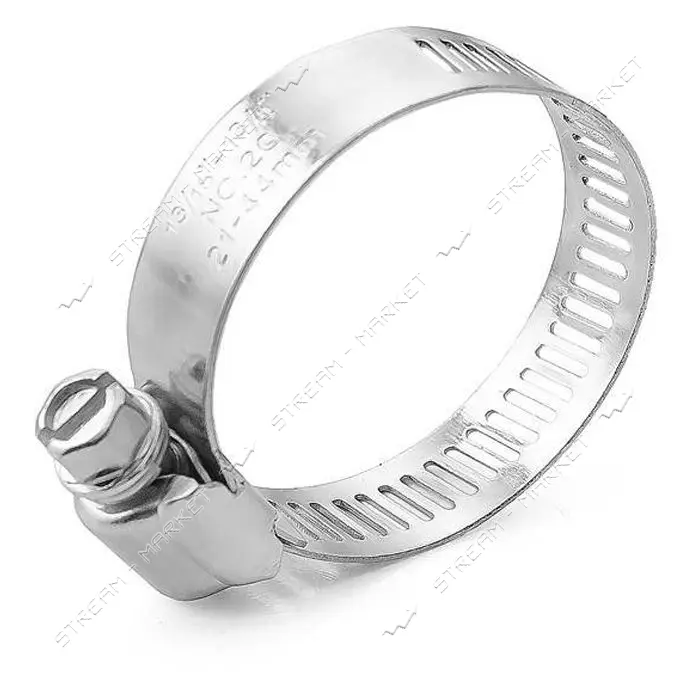 Хомут стальной оцинкованный Intertool TC-0122 12.7мм d21-44мм                                       