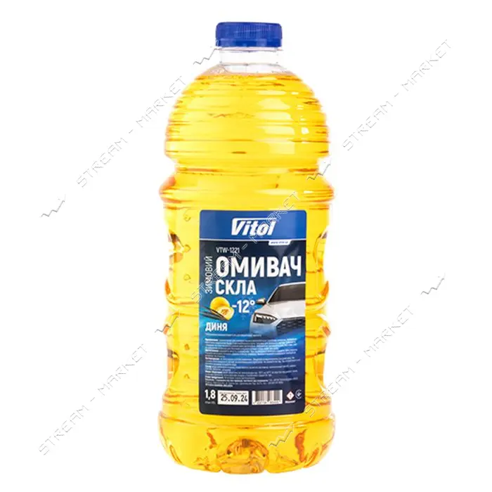 Омыватель для стекла Vitol зимний -12 2л Дыня