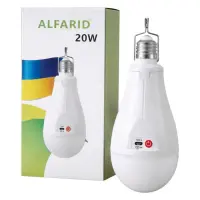 Лампа светодиодная LED аккумуляторная USB зарядка 20W-6500K                                         