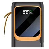 Портативное зарядное устройство Aspor A319 PD 50000mAh 22.5W/20W PD плюс 3 кабеля черный