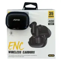 Bluetooth наушники Aspor A626 ENC Earbuds TWS черный                                                