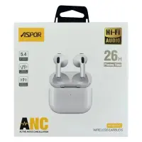 Bluetooth наушники Aspor A636 ANC Earbuds 4 generation белый                                        