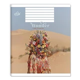 Тетрадь в клетку ТВ-15 Квiтковi iнсталяцiї 2503 5 дизайнов 60 листов