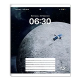 Тетрадь в линию ТВ-109 Космiчний iнтерфейс 2580 24 листа 5 дизайнов                                 
