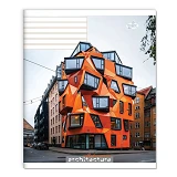 Тетрадь в линию ТВ-17 Крокуючи мiстом 2517 96 листов 5 дизайнов