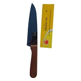 Нож кухонный КМ7094-32см деревянная ручка