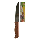 Нож кухонный КМ6314-28см деревянная ручка
