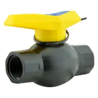 Кран шаровый цельнолитой ПНД STP D20 ВВ 1/2"х1/2" PP                                                