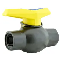 Кран шаровый цельнолитой ПНД STP D25 ВВ 3/4"х3/4" PP                                                
