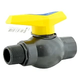 Кран шаровый цельнолитой ПНД STP D25 ВН 3/4"х3/4" PP