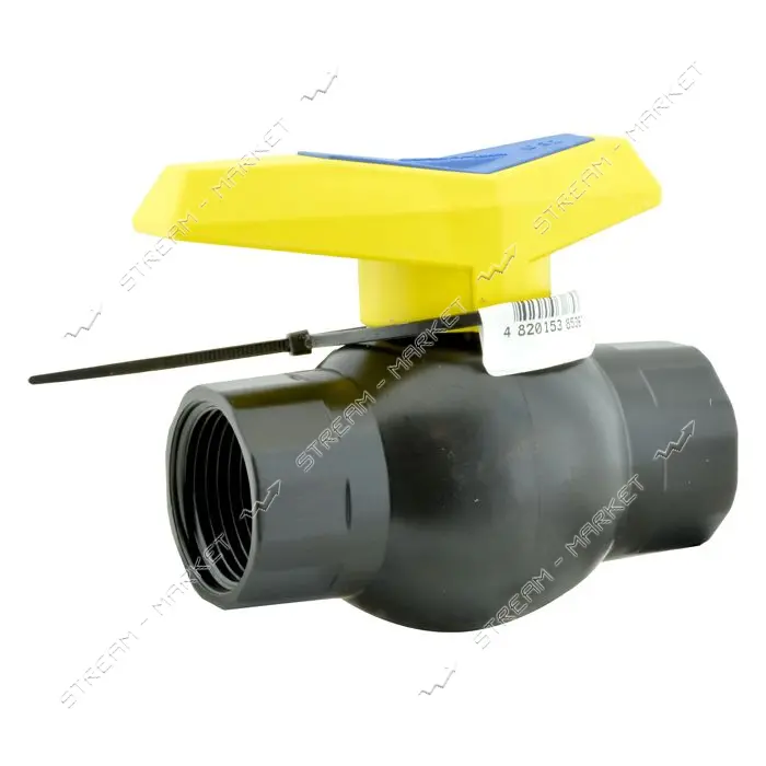 Кран шаровый цельнолитой ПНД STP D32 ВВ 1"х1" PP                                                    