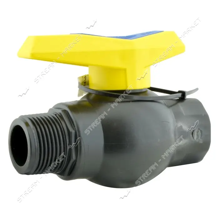 Кран шаровый цельнолитой ПНД STP D32 ВН 1"х1" PP                                                    