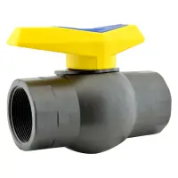 Кран шаровый цельнолитой ПНД STP D63 ВВ 2"х2" PP                                                    