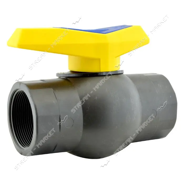 Кран шаровый цельнолитой ПНД STP D63 ВВ 2"х2" PP                                                    