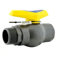 Кран шаровый цельнолитой ПНД STP D63 ВН 2"х2" PP                                                    