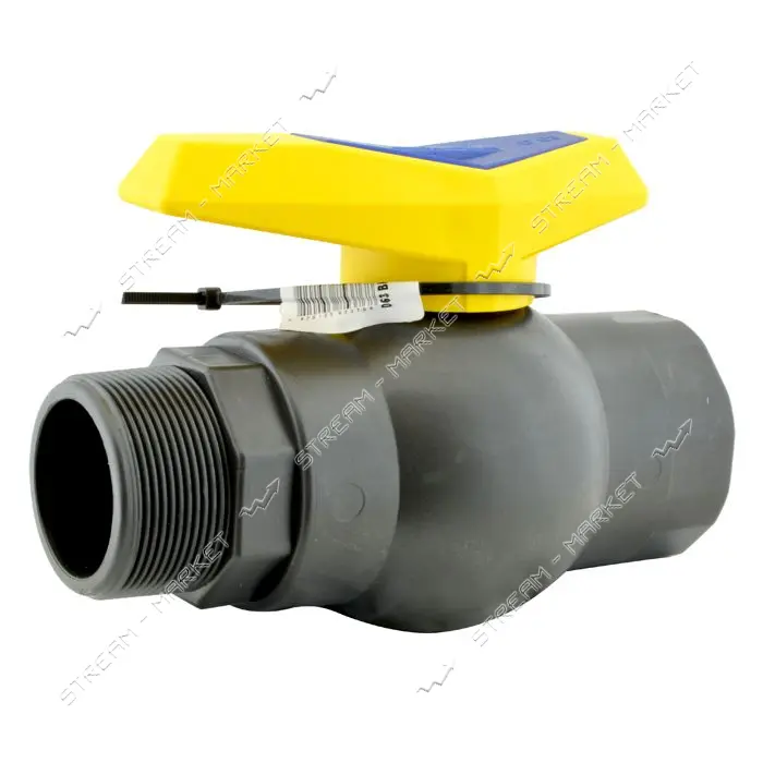 Кран шаровый цельнолитой ПНД STP D63 ВН 2"х2" PP
