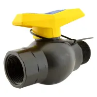 Кран шаровый цельнолитой ПНД STP D40 ВН 1-1/4"х1-1/4" PP                                            
