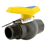 Кран шаровый цельнолитой ПНД STP D40 ВН 1-1/4"х1-1/4" PP                                            
