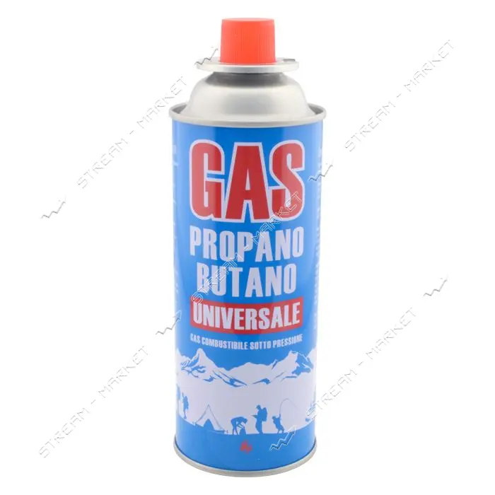 Газовый баллон GAS для походной печки цанговое соединение всесезонный 227г