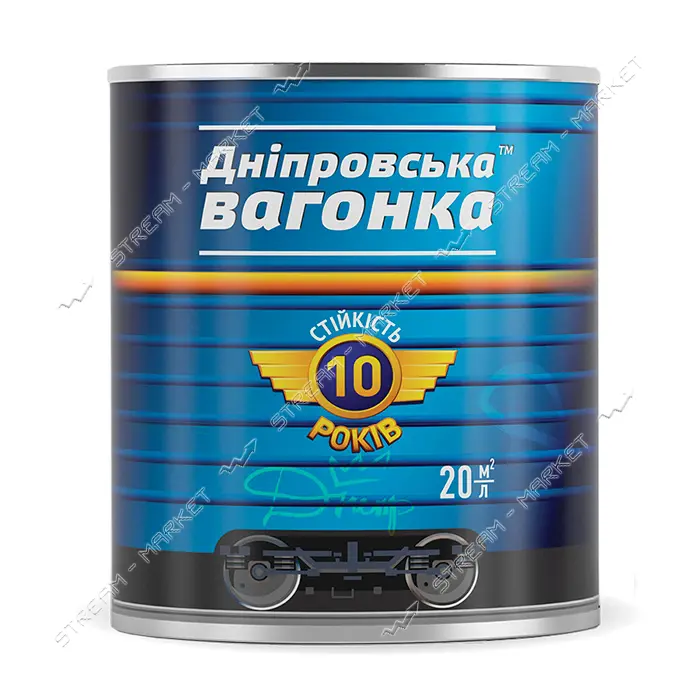 Краска алкидная Днепровская вагонка ПФ-133 2.3кг бирюзовый