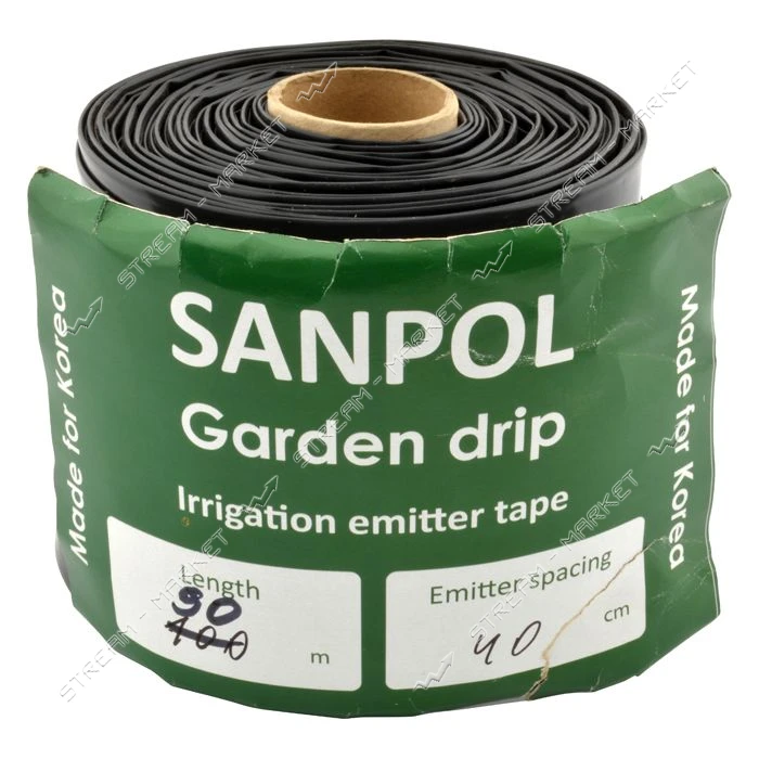 Уценка! Капельная лента Garden Drip однолетняя Эмиттерная 90м кап. расстояние 40см d16 8 mil