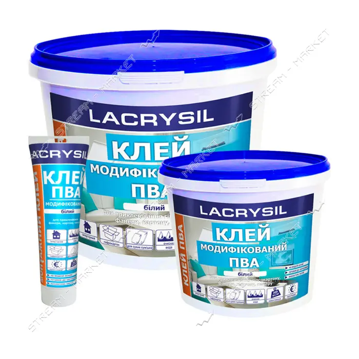Клей ПВА модифицированный Lacrysil 4.5кг