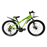 Велосипед CROSS Storm стальная рама 12" колесо 24" green