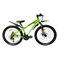 Велосипед CROSS Storm стальная рама 12" колесо 24" green                                            