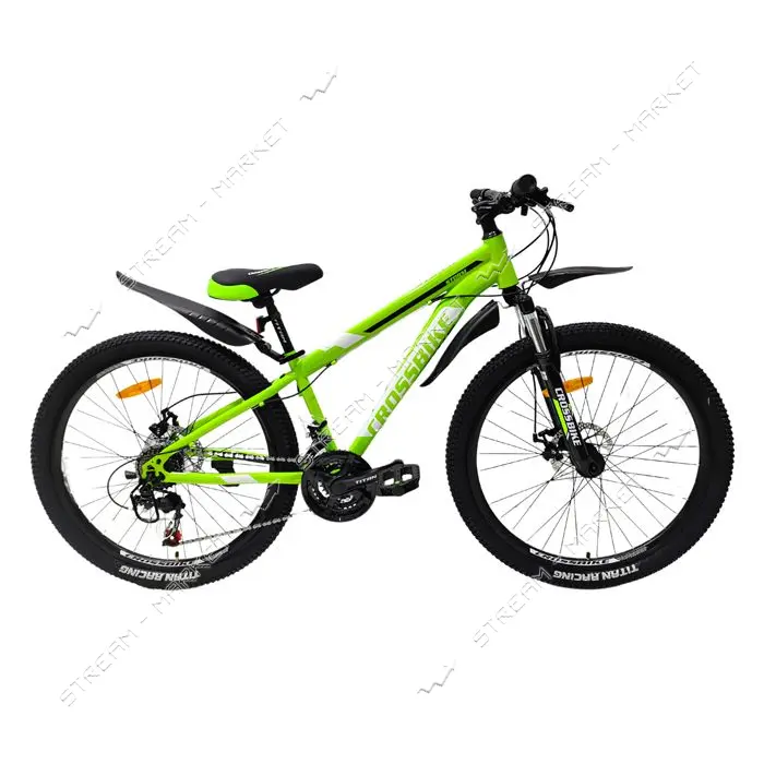 Велосипед CROSS Storm стальная рама 12" колесо 24" green