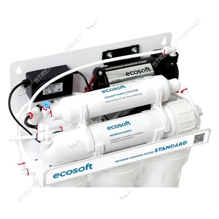 Система обратного осмоса Ecosoft Standard 5-50Р с помпой под заказ                                  