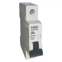 Автомат однополюсний Viko тип C 16А 4.5кА                                                           