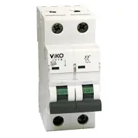 Автомат двухполюсный Viko тип C 25А 4.5кА                                                           