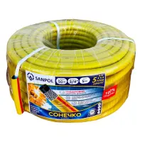 Шланг для поливу Sanpol Сонечко тришаровий 3/4" 50м                                                 