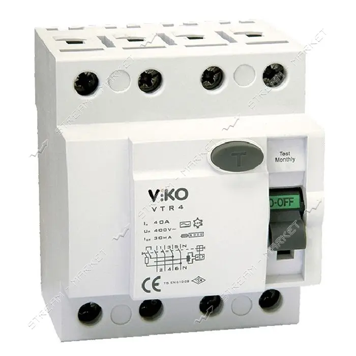 УЗО Viko 4Р 25А 30мА                                                                                