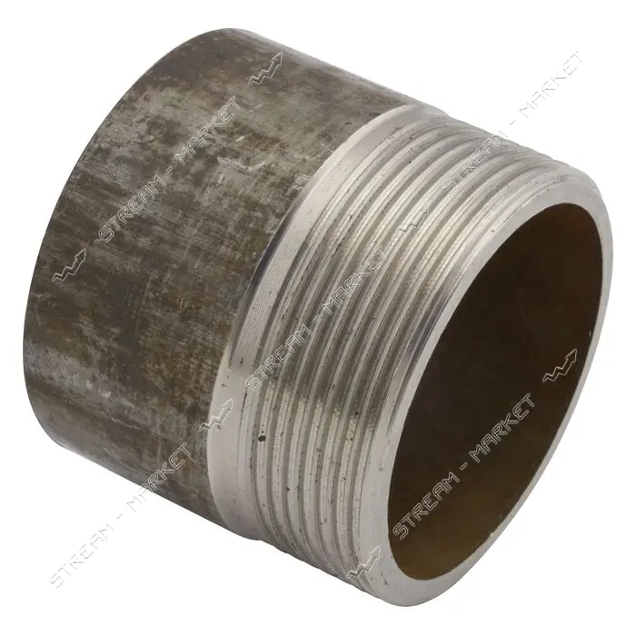 Короткая резьба нержавейка d50