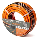 Шланг для полива Santehpoliv трехслойный 3/4" 20м ORANGE