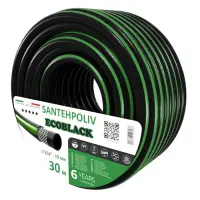 Шланг для полива Santehpoliv трехслойный 3/4" 30м ECOBLACK                                          