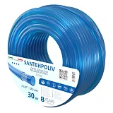 Шланг для полива Santehpoliv трехслойный 1/2" 30м SILICON BLUE                                      