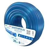 Шланг для полива Santehpoliv трехслойный 3/4" 20м SILICON BLUE                                      