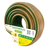 Шланг для полива Santehpoliv трехслойный 3/4" 20м GREEN