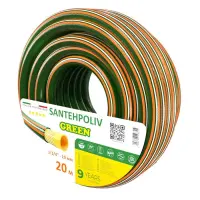 Шланг для полива Santehpoliv трехслойный 3/4" 20м GREEN                                             