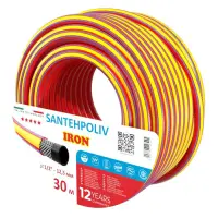 Шланг для поливу Santehpoliv тришаровий 1/2" 30м IRON                                               