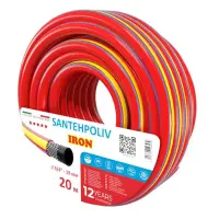 Шланг для поливу Santehpoliv тришаровий 3/4" 20м IRON                                               