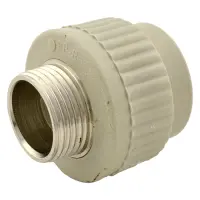 Муфта полипропиленовая 25x1/2"Н стальная закладная                                                  