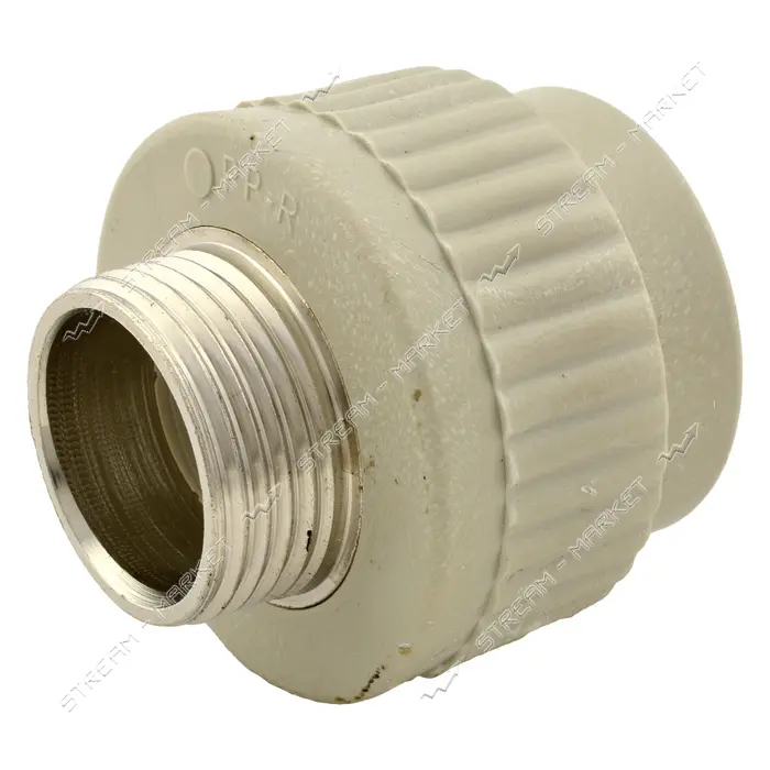 Муфта полипропиленовая 25x1/2"Н стальная закладная                                                  