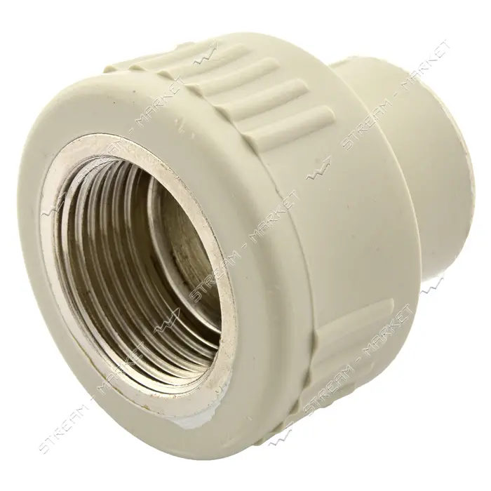 Муфта полипропиленовая 25x3/4"В стальная закладная