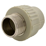 Муфта полипропиленовая 25x3/4"Н стальная закладная                                                  